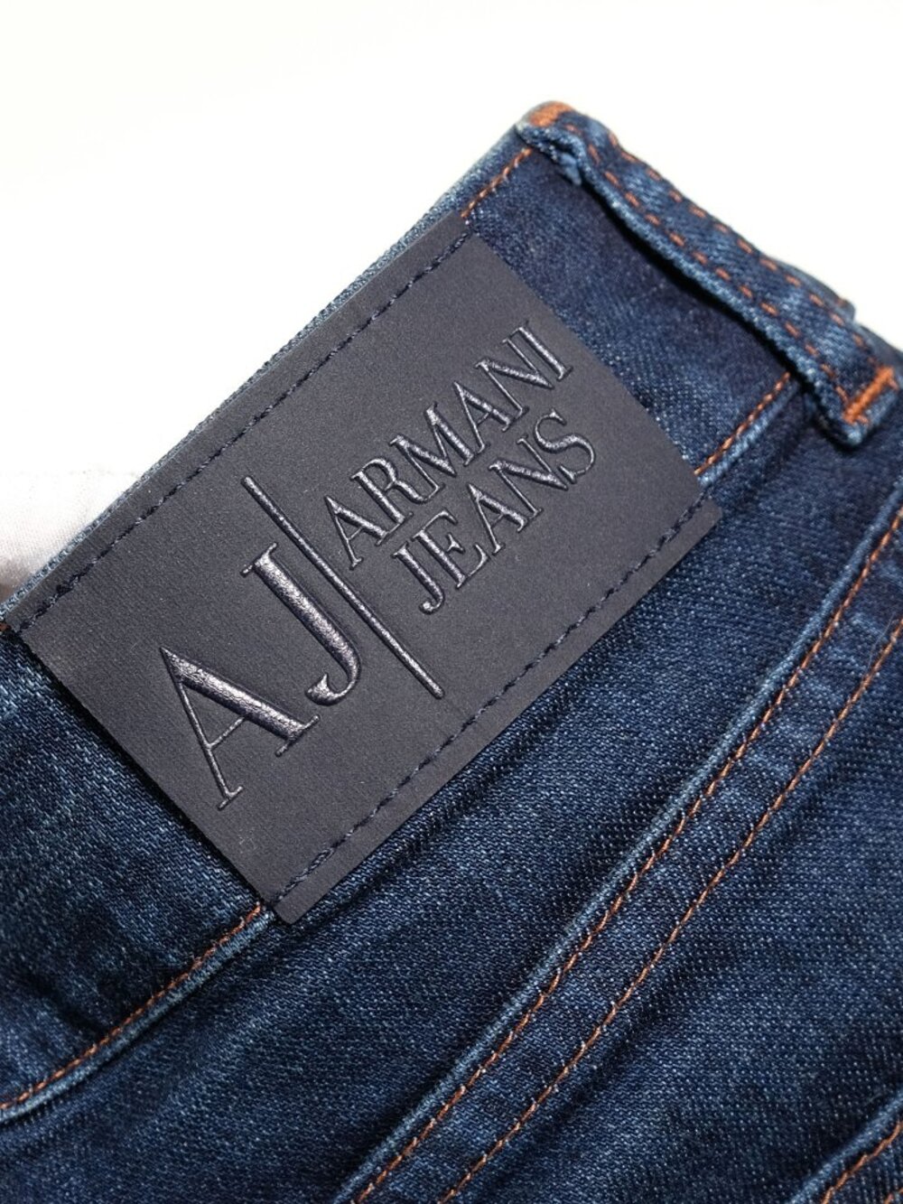 Armani Jeans, High-Rise Skinny, Dark Wash, Size 29/29 (Style Code: J182D)